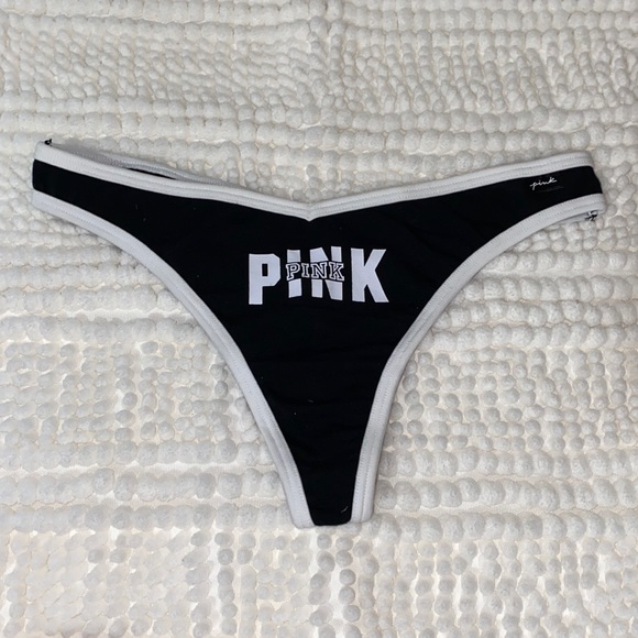 PINK Victoria's Secret Intimates & Sleepwear Pink Logo Thong Poshmark